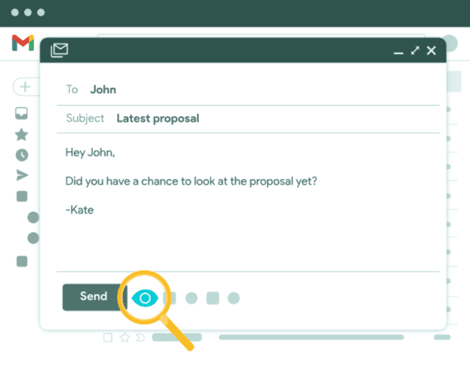 Email Tracking Toggle